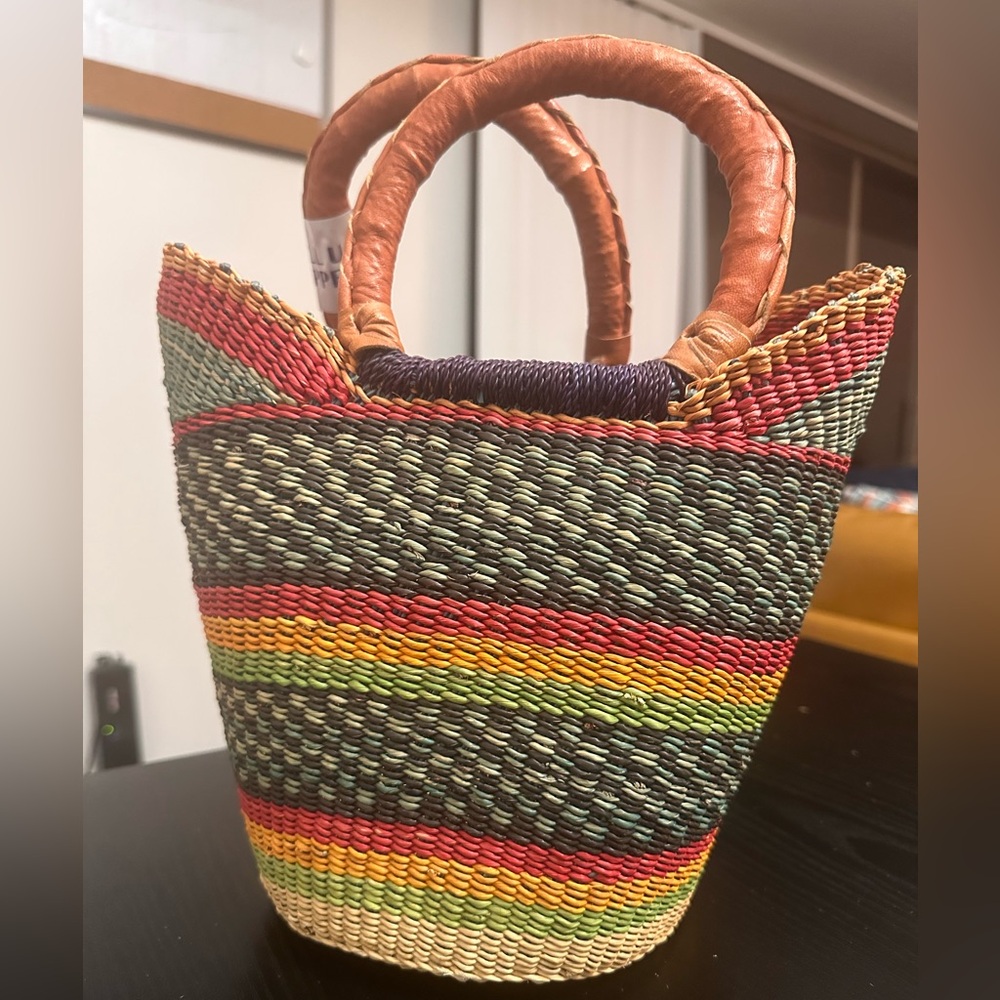 African Tribal BOLGA Basket from GHANA 🇬🇭